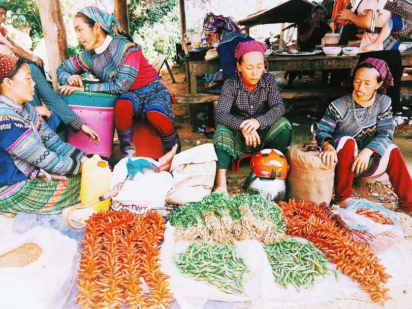 Coc Ly market of ethnic minorities with Vietnam please tour